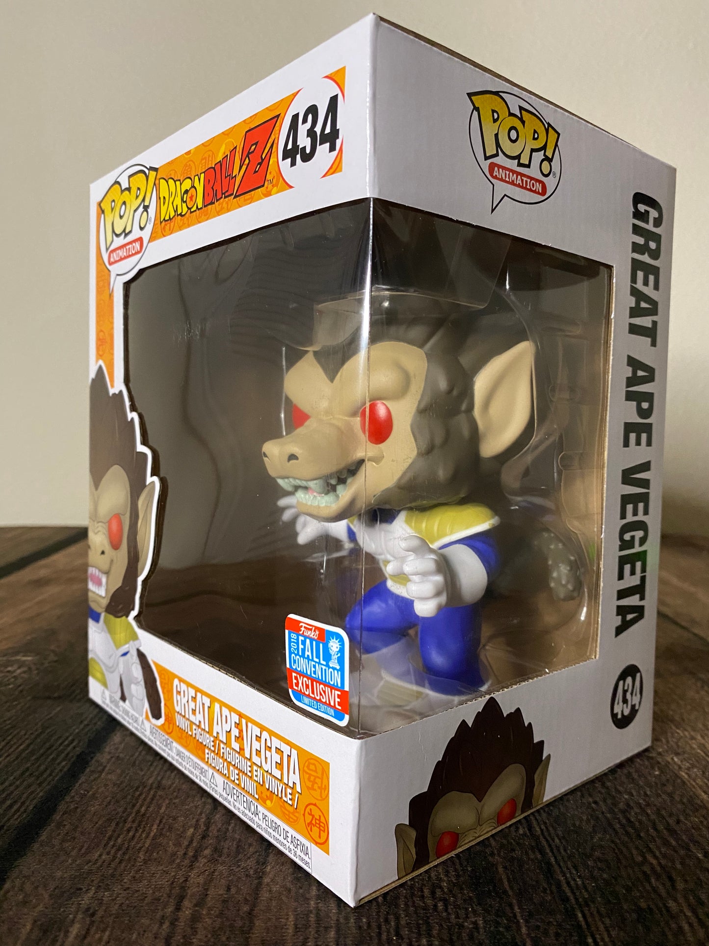 Great Ape Vegeta - 2018 Funko Fall Convention Exclusive: 6 Inch Funko Pop