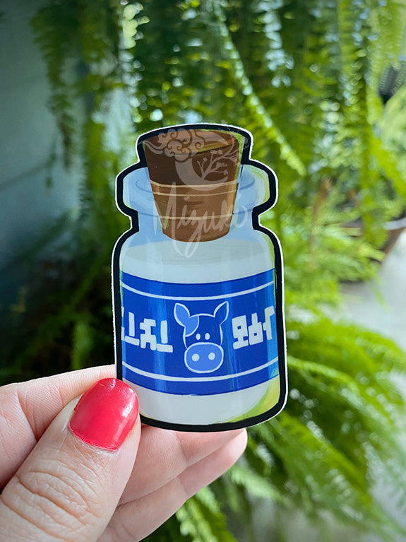 Milk Jar Sticker