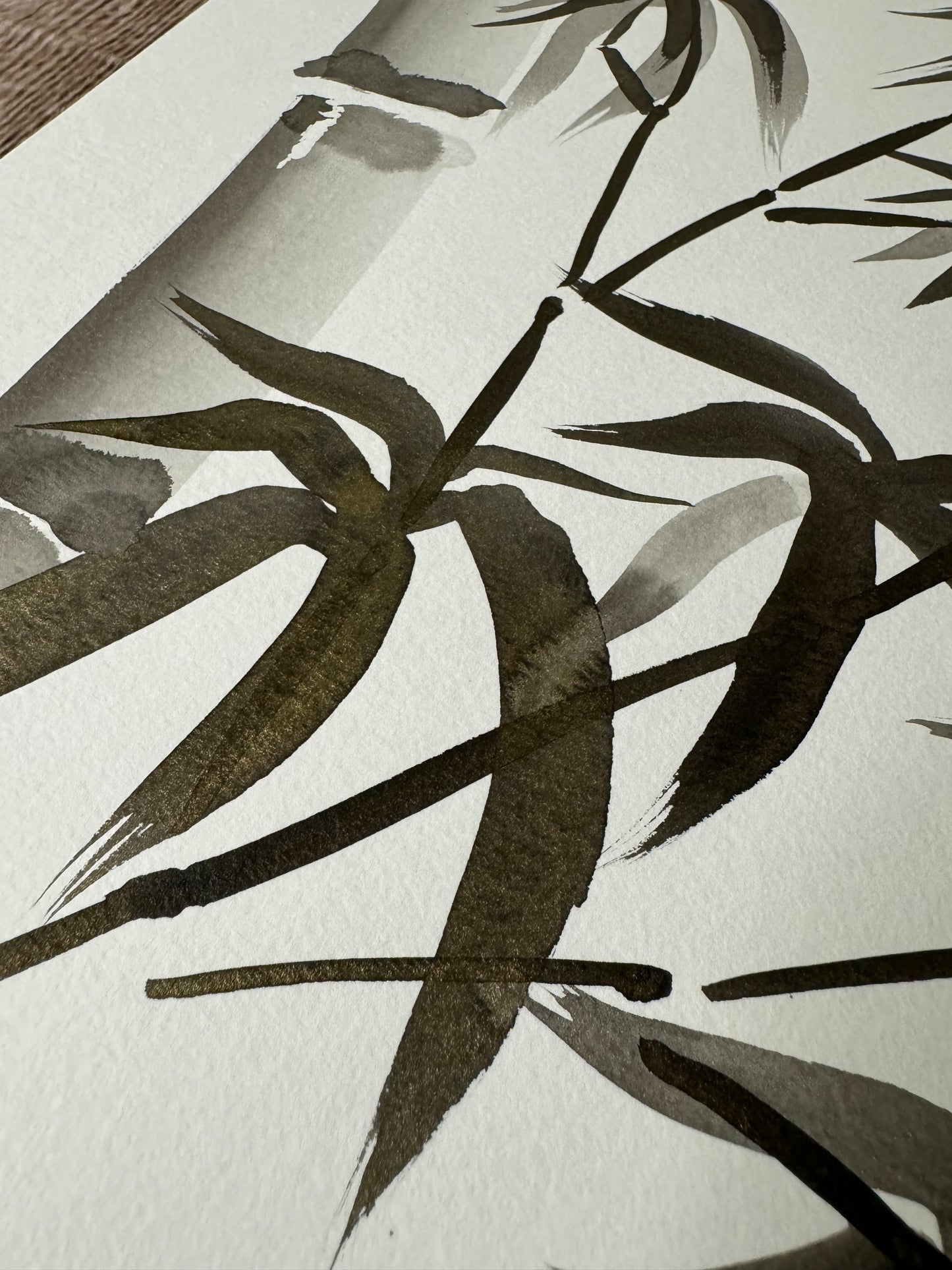 Bamboo: Sumi Ink Original w/ Art of Mizuki Stamp