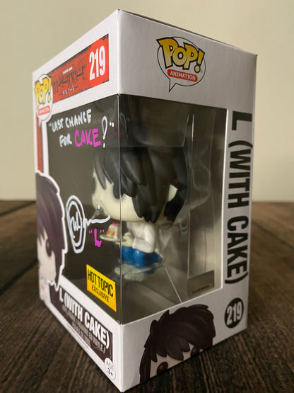 L (with Cake) Funko Pop: Hot Topic Exclusive