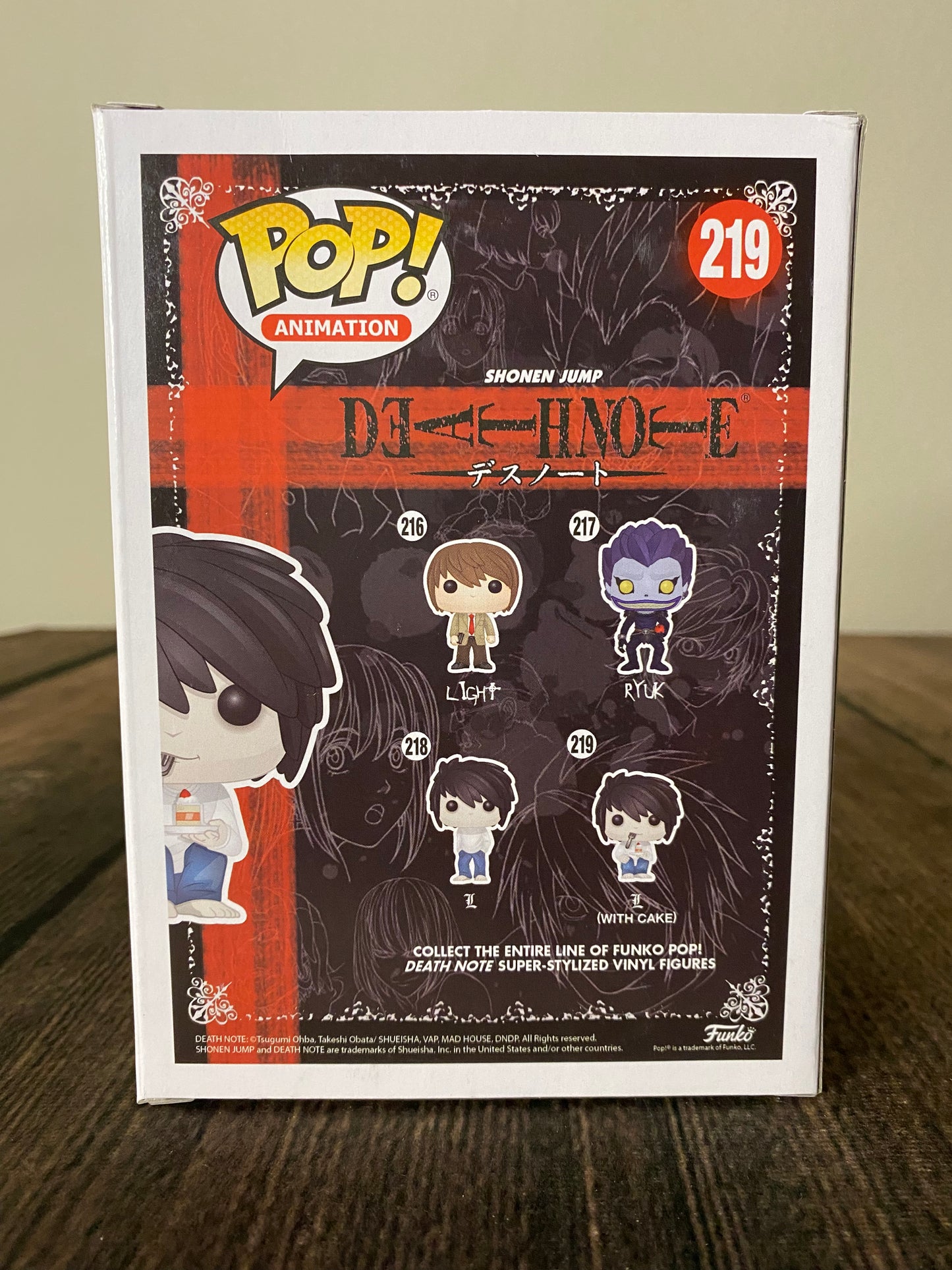 L (with Cake) Funko Pop: Hot Topic Exclusive