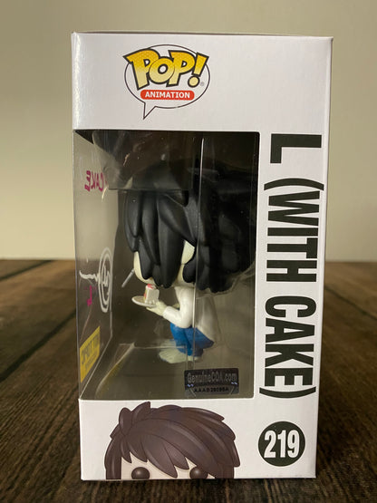 L (with Cake) Funko Pop: Hot Topic Exclusive