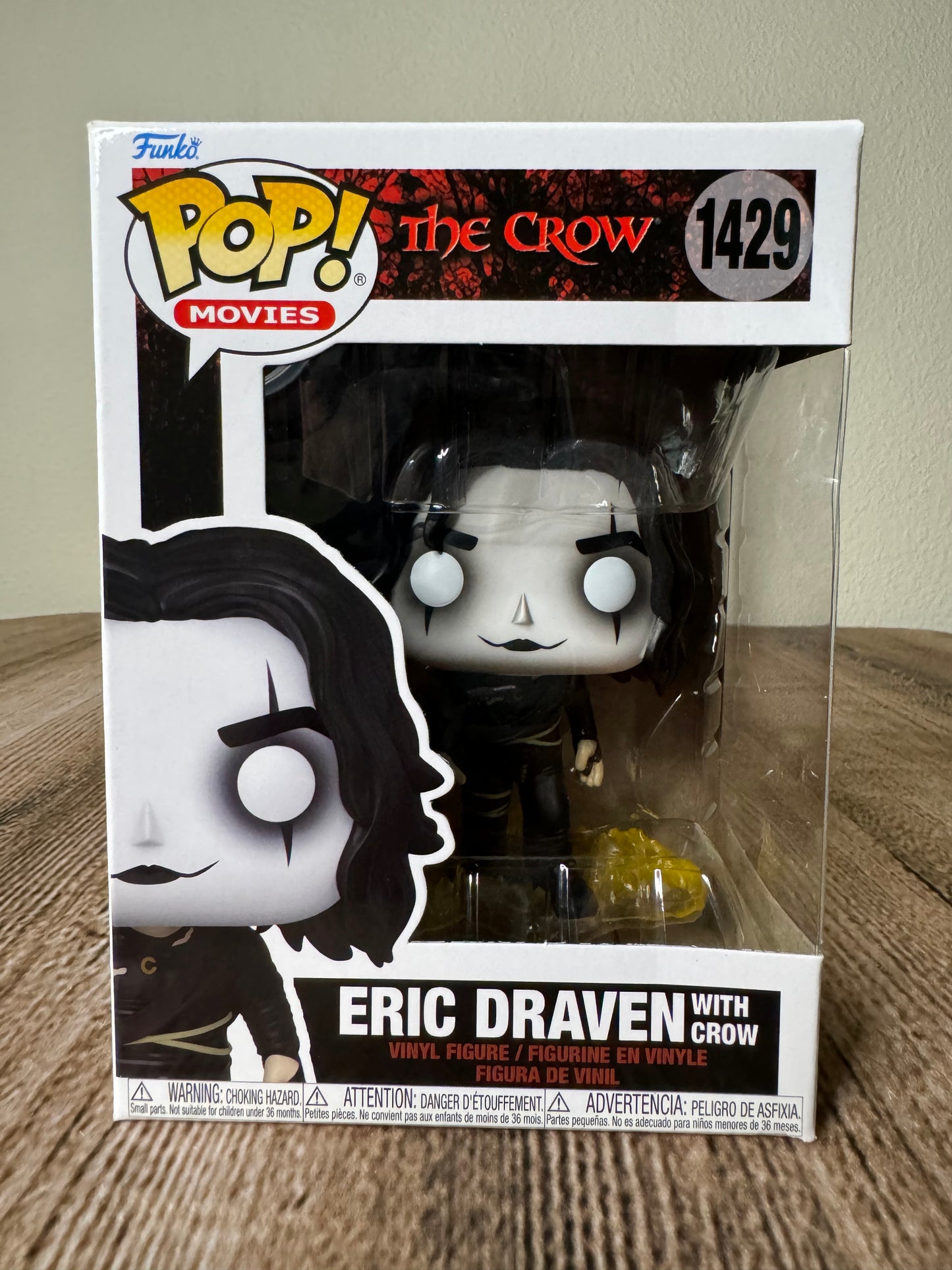 SOLD - Eric Draven (with Crow) Funko Pop