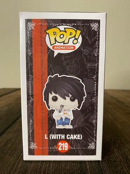 L (with Cake) Funko Pop: Hot Topic Exclusive