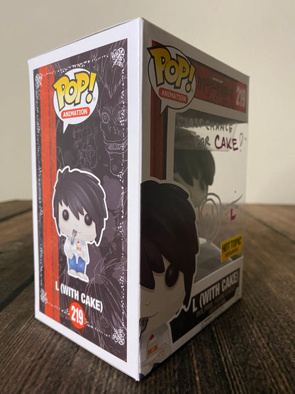 L (with Cake) Funko Pop: Hot Topic Exclusive