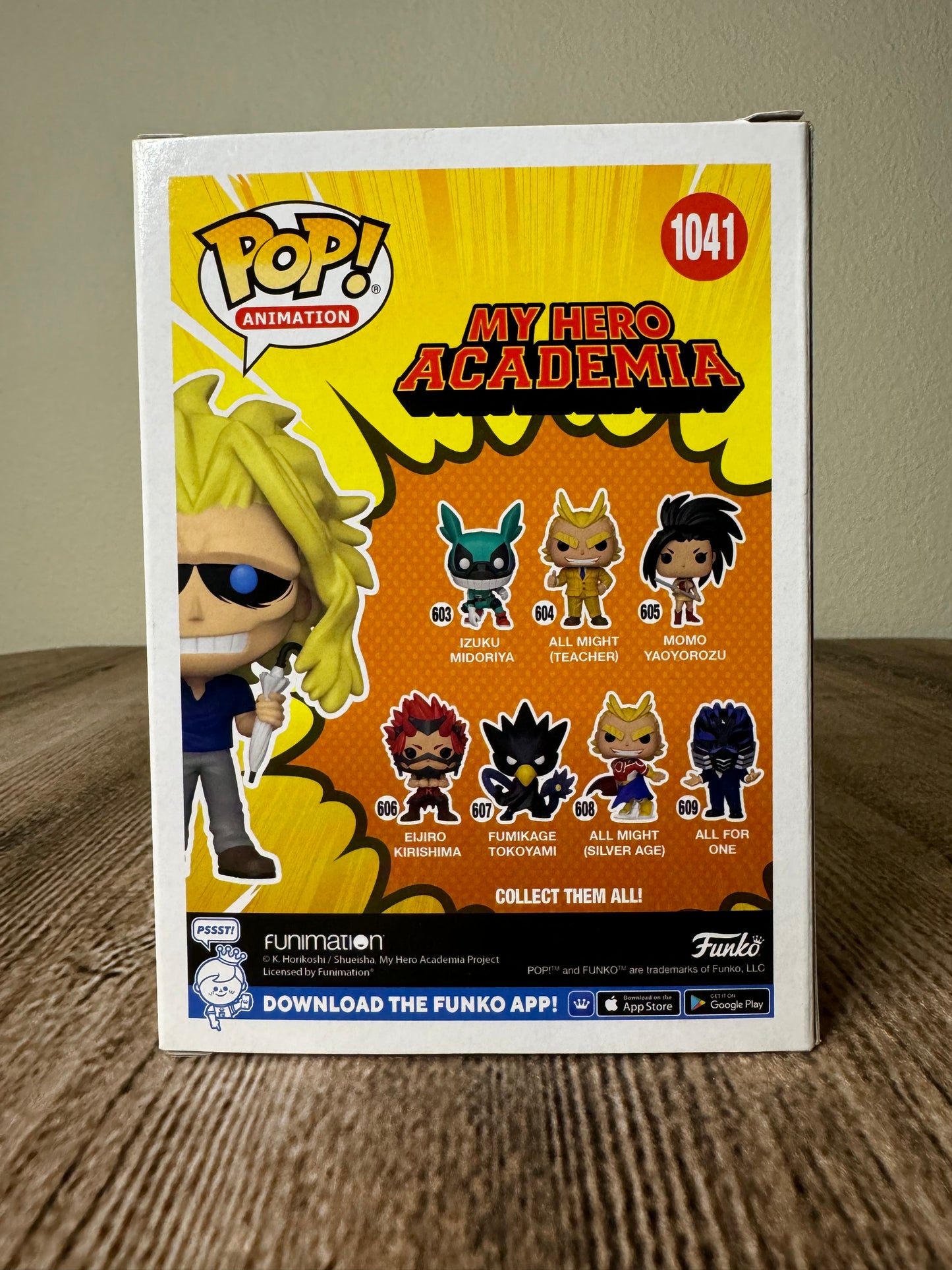 All Might: 2021 Fall Convention Exclusive Funko Pop