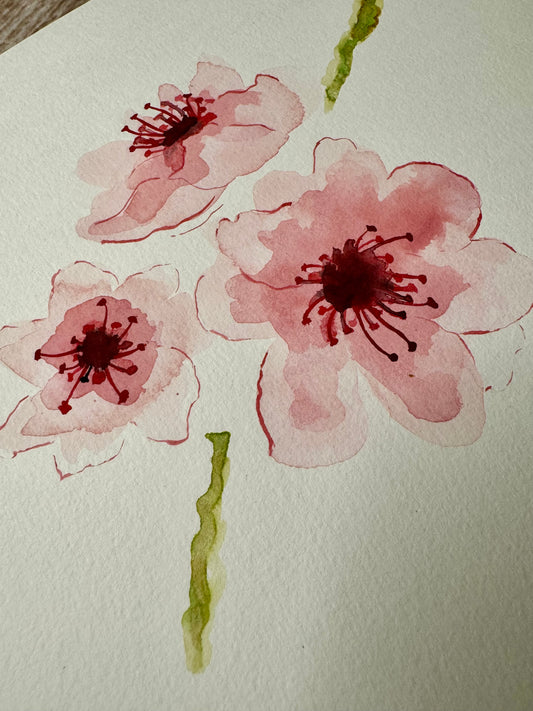 Flowers: Original Watercolor